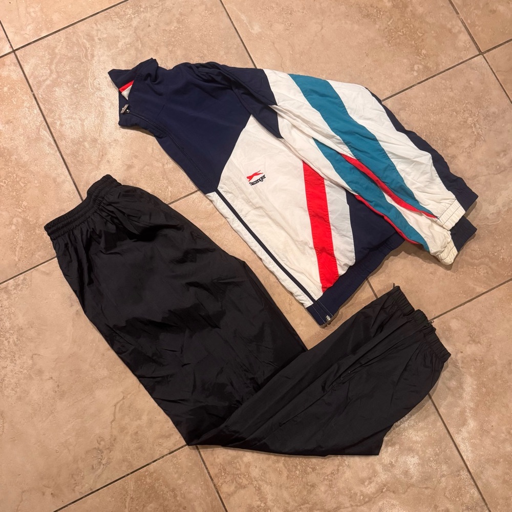 Jimmy Connor’s Slazenger Gray and Red Track Jacket
